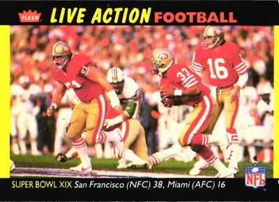 1987 Fleer NFL Team Live Action Football (1-88) / U Pick Cards / Buy4+ Save20% • $1.89