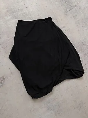 Marithe+Francois Girbaud Women's Asymmertical Avant Garde Black Skirt Size 44 • $88