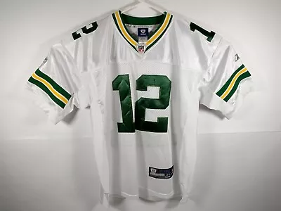 Reebok On Field Stitched Aaron Rodgers #12 Green Bay Packers NFL Jersey Size 48 • $59.99