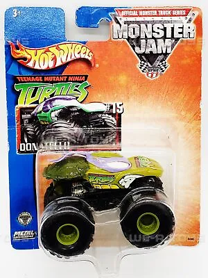 Hot Wheels Monster Jam Teenage Mutant Ninja Turtles Donatello Vehicle Mattel NEW • $47.97