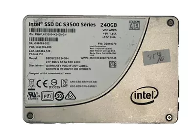 Intel Solid-State Drive DC S3500 Series 240GB Internal 2.5  (SSDSC2BB240G4) SSD • $15.99