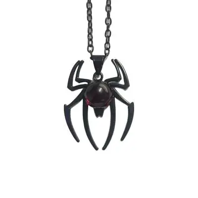 Gothic Crystal Spider Pendant Necklace Unisex Vintage Jewelry Gift For Men Women • $1.76