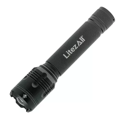 LitezAll COB LED 4000 Lumens Tactical Flashlight Includes 9 AA Batteries • $30.31