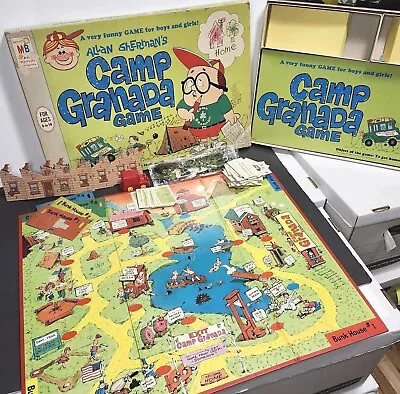 1965 Allan Sherman's CAMP GRANADA Board Game Milton Bradley Vintage Family Fun • $49