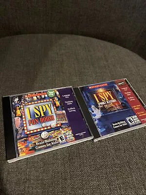 I Spy Spooky Mansion Deluxe & Fun House PC Game Used Both Nice Condition • $30