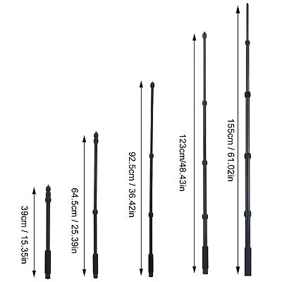 5 Knots Mic Boom Arm Boom Stick Boom Pole Microphone Mic Boom Pole High MUF • $23.17