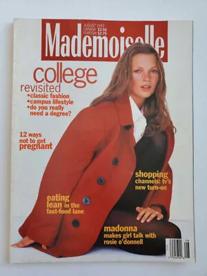 1993 Mademoiselle Mag K MOSS Niki Taylor Yasmin Le Bon Tereza Maxova A Sabato JR • $49.99
