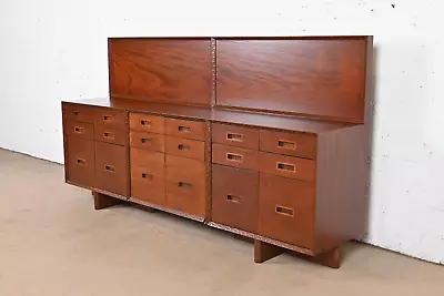 Frank Lloyd Wright Taliesin Mahogany Sideboard Credenza Newly Restored • $15995