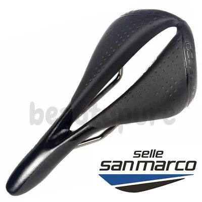 New Selle San Marco Mantra Racing Road Bike Saddle W/ Xsilite Rails - Black  • $90.84