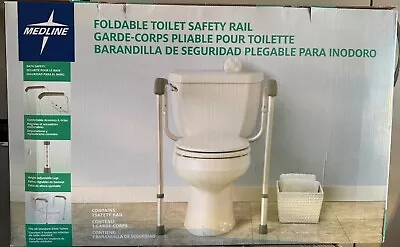 New Medline Foldable And Adjustable Toilet Safety Rail Free Shipping • $44.99