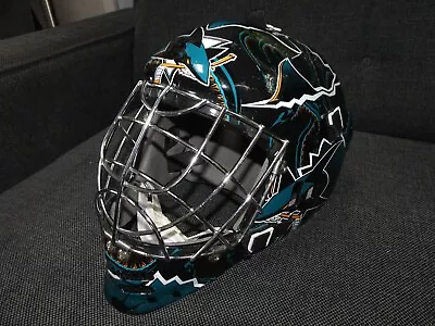 San Jose Sharks Hockey Goalie Mask Full Size Franklin NHL Playoffs! • $60