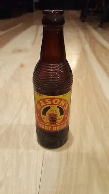 Vintage Mason’s Old Fashioned Root Beer Soda Pop Bottle 10oz #49 • $9.30