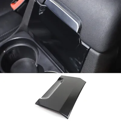 Glossy Black Armrest Box Front Face Trim Cover For Land Rover Discovery 4 10-16 • $24.99