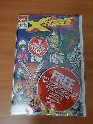 X-Force 1 NM / Poly Bag / Deadpool Card / (1991) • $14.99