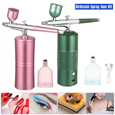 1Pc Handheld Wireless Air Brush Spray Kit For Nail Art Cake Decoration Makeup • $25.59