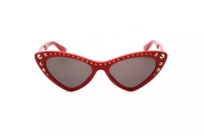 MOSCHINO MOS093-0C9AIR-53  Sunglasses Size 53mm 140mm 17 Red SUNGLASSES NEW SUN • $54.96