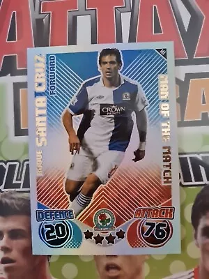 Match Attax Extra 10/11 Man Of The Match Roque Santa Cruz • £2