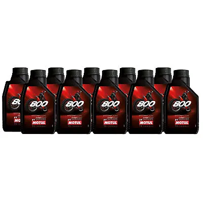 Motul 800 2T FL OFF ROAD 100% Synthetic Racing 10L Engine Motor Oil 10 X 1L • $183.95