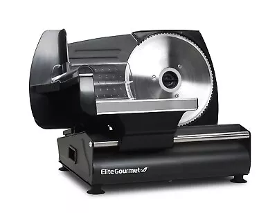 Elite Gourmet EMT-625B Ultimate Precision Electric Deli Food Meat Slicer Removab • $70.79