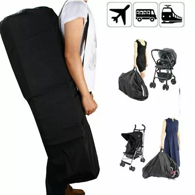 Waterproof Travel Bag Pushchair Buggy Umbrella Stroller Cover Pram Gate Check UK • £6.85