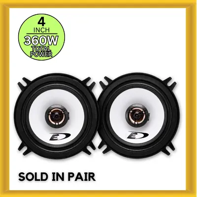 Alpine SXE-1025S 4 Inch 10cm 2-Way Car Coaxial Speakers 360W Total Power Pair • $49