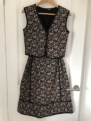 Vintage Liberty Co Ord Waistcoat And Skirt Set Size 8 • £25