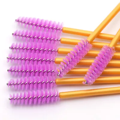 Disposable Mascara Wands Eyelash Brushes Brow Lash Extension Spoolie Applicator • £3.99