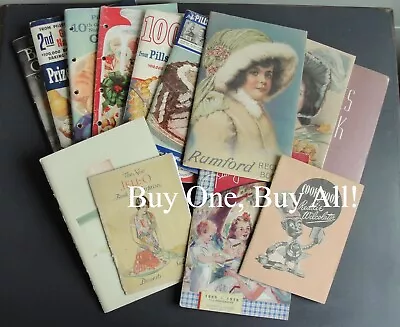 Cookbook Cook Books Pamphlets Booklets Variations Buy One Buy Them All Just FUN • $15.99