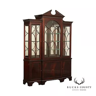 Hickory White American Masterpiece Collection Mahogany Breakfront China Cabinet • $3295