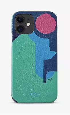 New Mulberry Iphone 12 Multicoloured Heavy Grain Leather Phone Case Cover In Box • £45