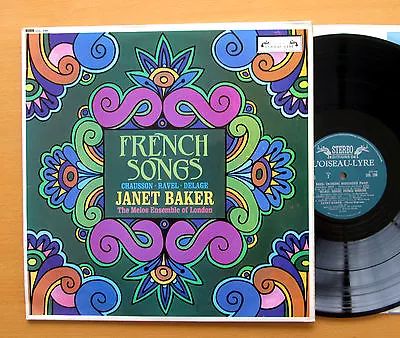 SOL 298 French Songs Janet Baker Melos Ensemble 1967 NM/EX • £9.99