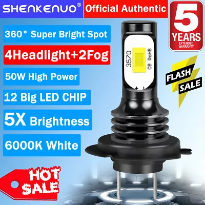 For Mazda 6 2009-2010 6X Front LED Headlight High Low Beam + Fog Light Bulbs HKB • $32.55