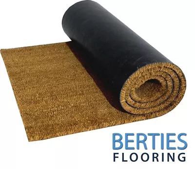 17mm Coir Matting Entrance - Coconut Foyer Lobby Reception Door Mat Matting Roll • £12.75