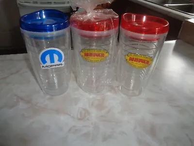 Mopar Travel Glasses - Cold Beverage Glasses Lot Of 3 • $7.28