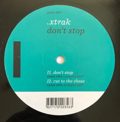 .xtrak - Don't Stop - Yore - Todd Sines - Underground Resistance - Robert Hood • £10.33