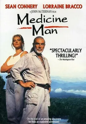 Medicine Man Sean Connery Lorraine Bracco DVD Action & Adventure Romance Film • $10.33