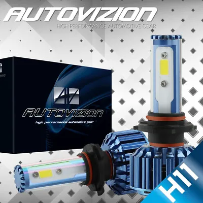 AUTOVIZION H11 H8 H9 388W LED Headlight Kit Cree 38800LM 6000K Low Beam Bulbs • $24.99