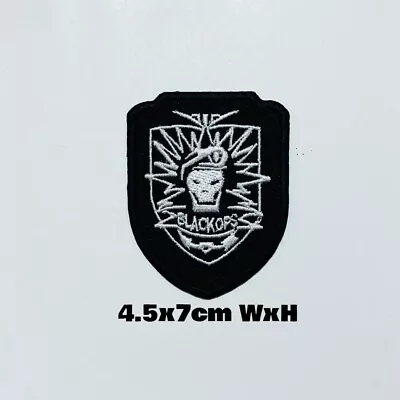 Call Of Duty Black Ops Embroidered Patch Badge Iron/Sew On Transfer Jacket AB • £2.50