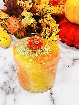 $10.99 • Buy Pumpkins Harvest Bingsu Slime~Thanksgiving~Crunchy~Slime Shop~Scented~ASMR