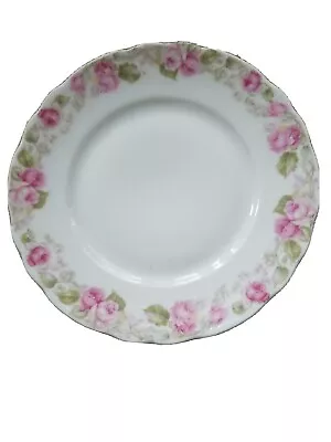 C. T Altwasser Plate Germany.  73/4  Floral Pink Roses • $10