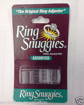 Loose Ring Adjusters/Size Reducers/Resizers: Pack Of 6 Different Sizes (Unisex) • $7.99