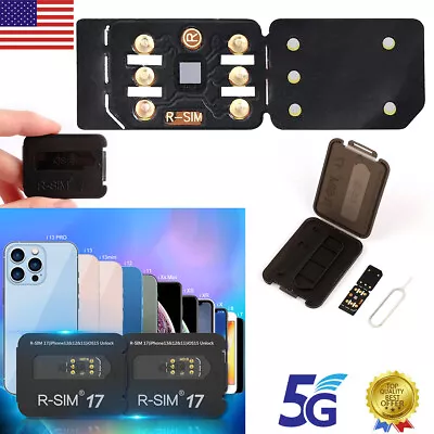 NEW! R-SIM17 RSIM Nano Unlock Card For IPhone 13 12 11 Pro MAX X XR 8 7 IOS15 5G • $9.99