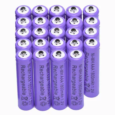 24x AAA 1800mAh 1.2 V Ni-MH Rechargeable Battery For MP3 RC Toys Camera • $22.61