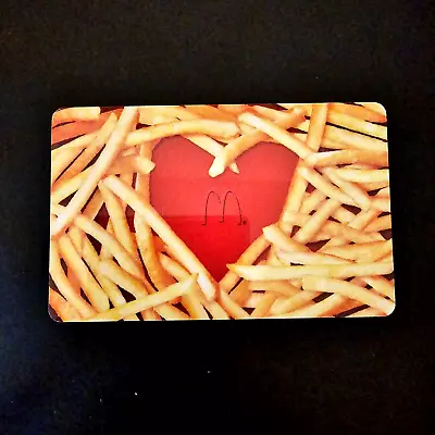McDonalds French Fry Hearts #6103 2014 NEW COLLECTIBLE GIFT CARD $0 • $7.70