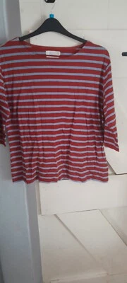 £5 • Buy Seasalt Sailor Top Size 20 Organic Cotton Multi Coloured Stripes