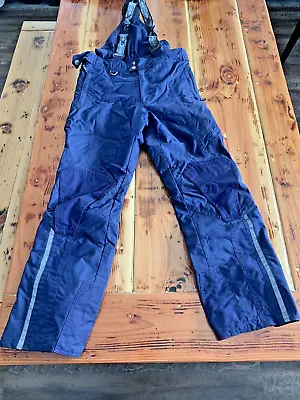 SPYDER Ski Pants Mens Large Blue Snow Bibs Overalls Suspender Thinsulate - CLEAN • $59.99