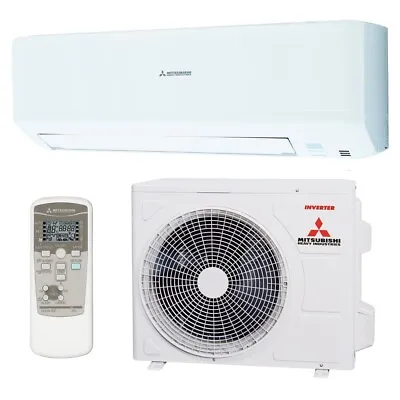 Mitsubishi Air Conditioning 2.5kw - Wall Heat Pump R32 Domestic Air Con System • £529