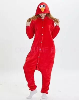 Adult Sesame Street Kigurumi Cosplay Unisex Sleepwear Pajamas Onesies Costume • $17.45