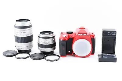 PENTAX K-r 12.4 MP Digital SLR Camera Red Body W/Two Lens Set From Japan F/S • $494.35