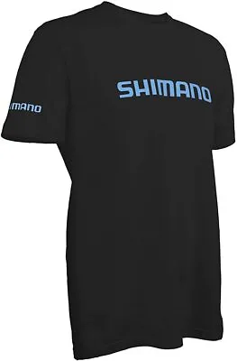 $37.49 • Buy Shimano Short Sleeve Cotton Fishing Tee Shirt Black Large - ATEERSSSLBK